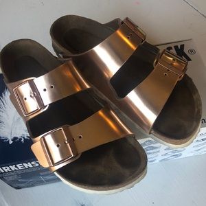 Rose Gold Birkenstocks!
